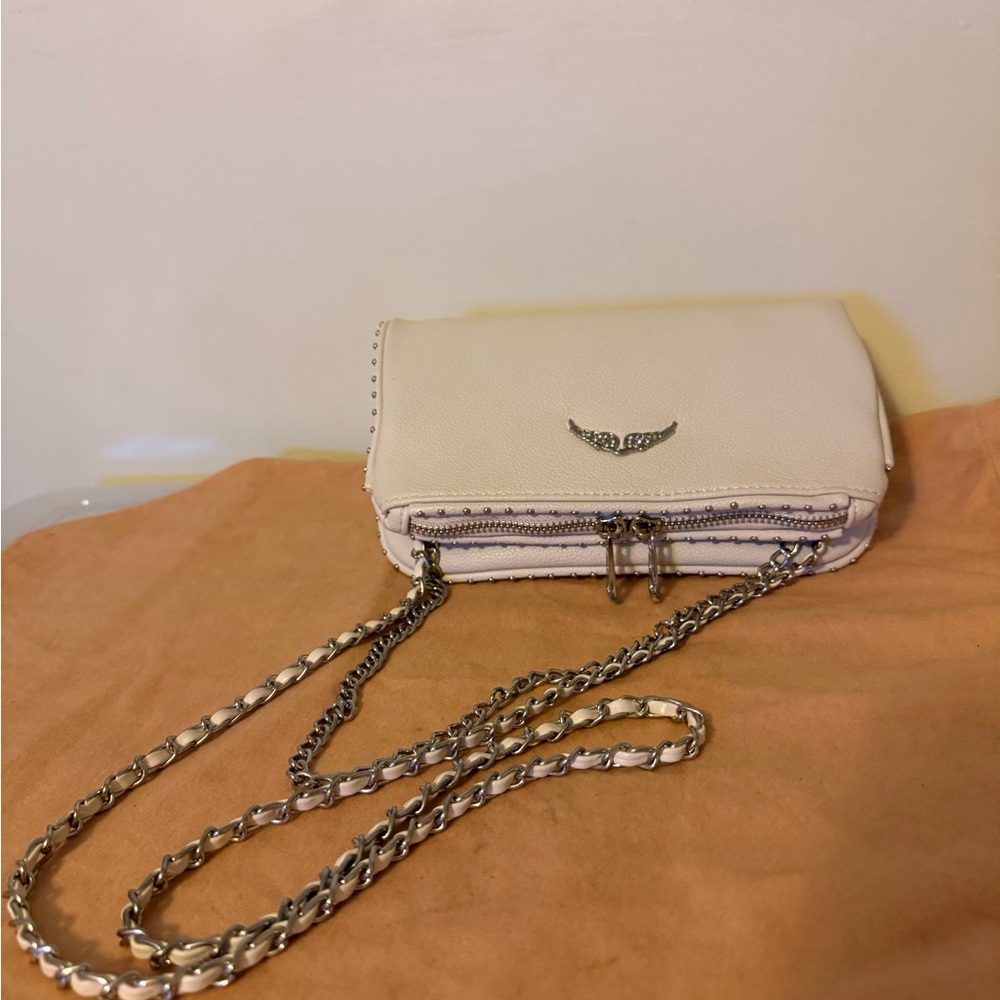 Zudig & Voltaire Rock Swing Your Wings crossbody clutch bag